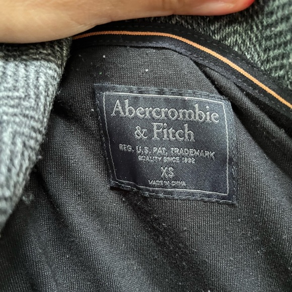 Abercrombie & Fitch Womens black Long Sleeve Pockets Quilted Puffer Coat Size XS - Picture 2 of 7